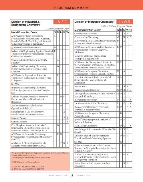 245TH ACS NATIONAL MEETING - Chemical & Engineering News