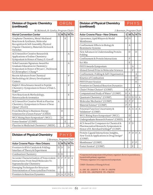 245TH ACS NATIONAL MEETING - Chemical & Engineering News