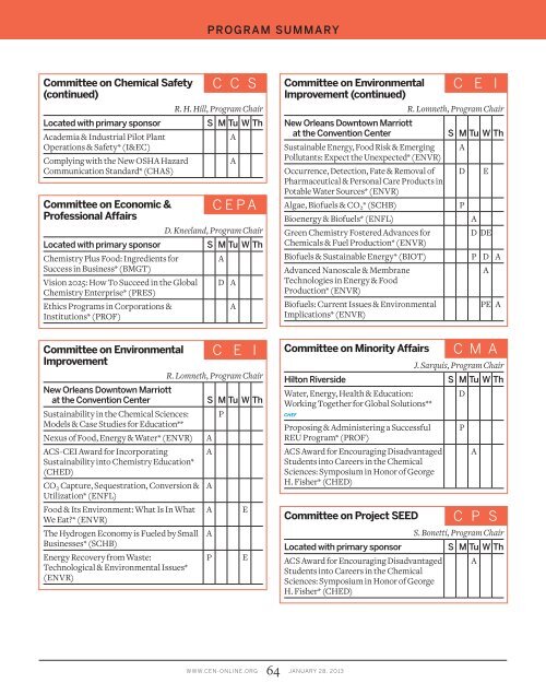 245TH ACS NATIONAL MEETING - Chemical & Engineering News