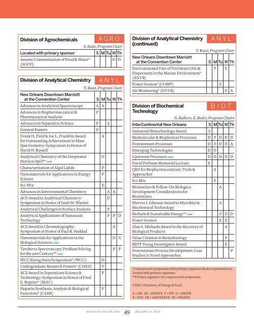 245TH ACS NATIONAL MEETING - Chemical & Engineering News