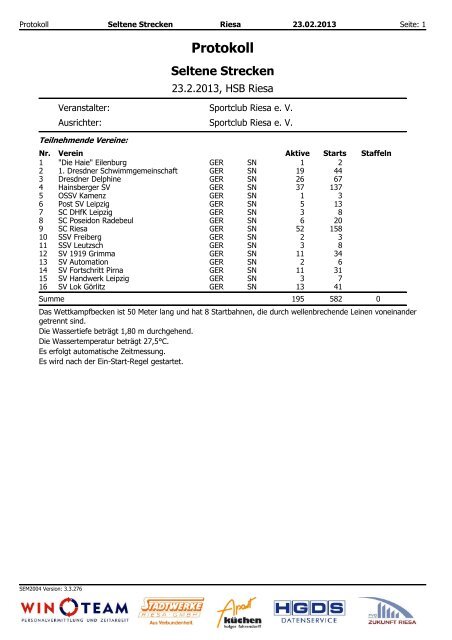 Protokoll - 1. DSG: Home