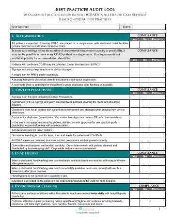 BEST Pre Engineering Audit Checklist