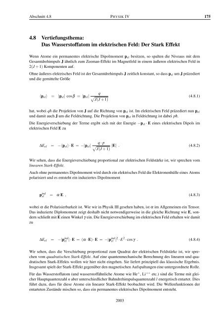 Vorlesungsskript Physik IV - Walther MeiÃƒÂŸner Institut - Bayerische ...