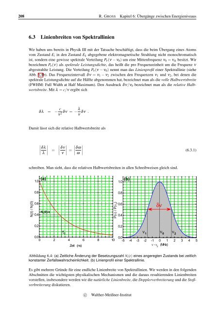 Vorlesungsskript Physik IV - Walther MeiÃƒÂŸner Institut - Bayerische ...