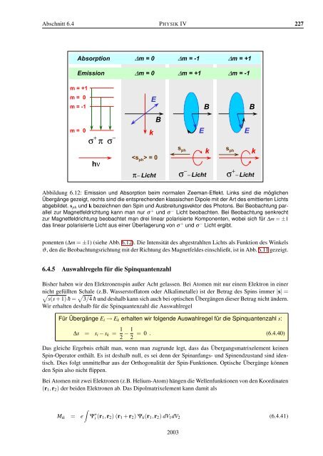 Vorlesungsskript Physik IV - Walther MeiÃƒÂŸner Institut - Bayerische ...