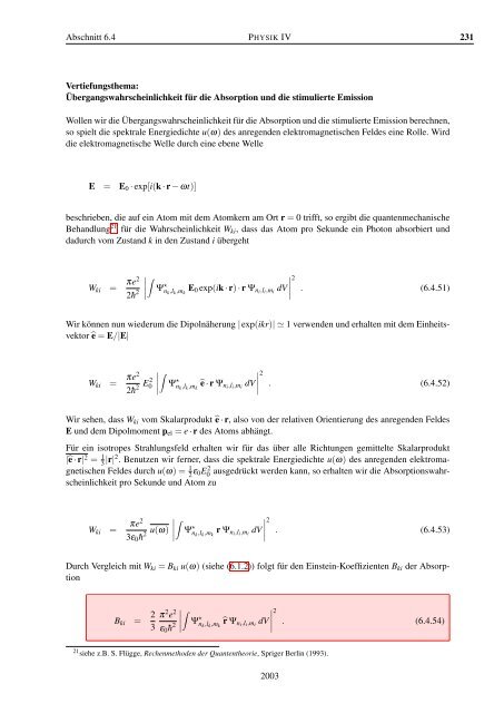 Vorlesungsskript Physik IV - Walther MeiÃƒÂŸner Institut - Bayerische ...