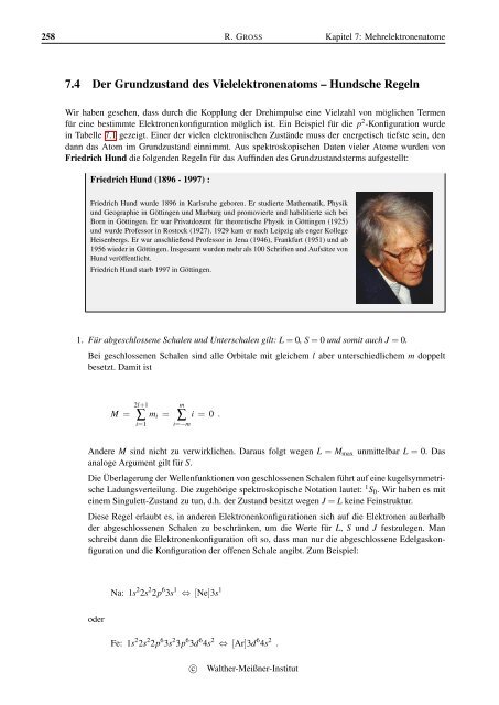 Vorlesungsskript Physik IV - Walther MeiÃƒÂŸner Institut - Bayerische ...