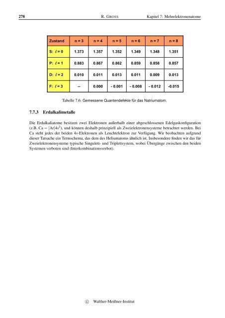 Vorlesungsskript Physik IV - Walther MeiÃƒÂŸner Institut - Bayerische ...