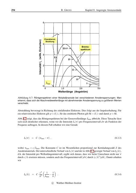 Vorlesungsskript Physik IV - Walther MeiÃƒÂŸner Institut - Bayerische ...