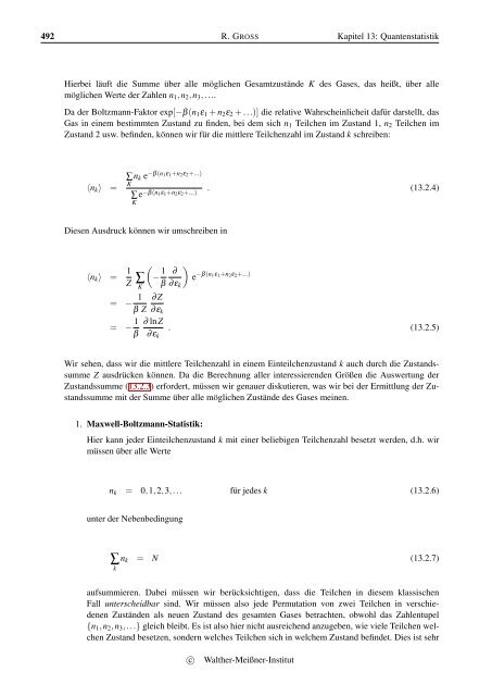 Vorlesungsskript Physik IV - Walther MeiÃƒÂŸner Institut - Bayerische ...