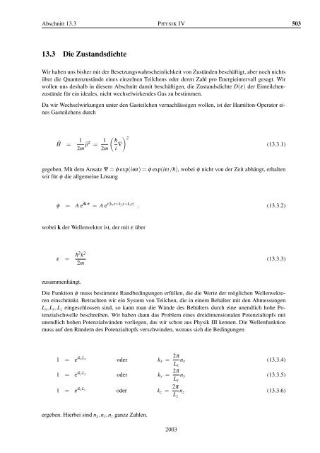 Vorlesungsskript Physik IV - Walther MeiÃƒÂŸner Institut - Bayerische ...