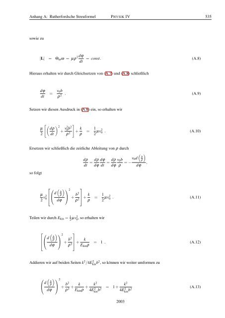 Vorlesungsskript Physik IV - Walther MeiÃƒÂŸner Institut - Bayerische ...