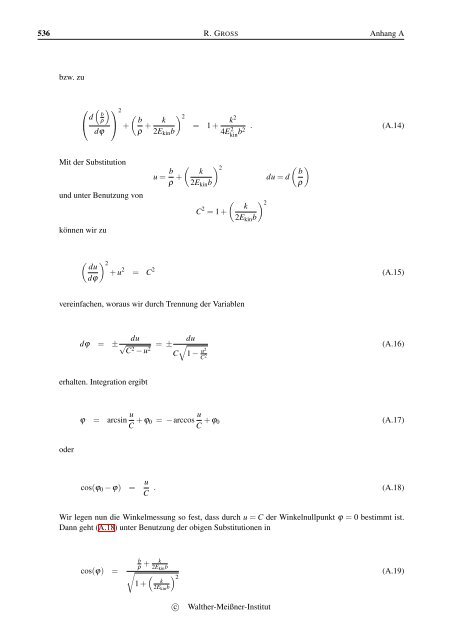 Vorlesungsskript Physik IV - Walther MeiÃƒÂŸner Institut - Bayerische ...