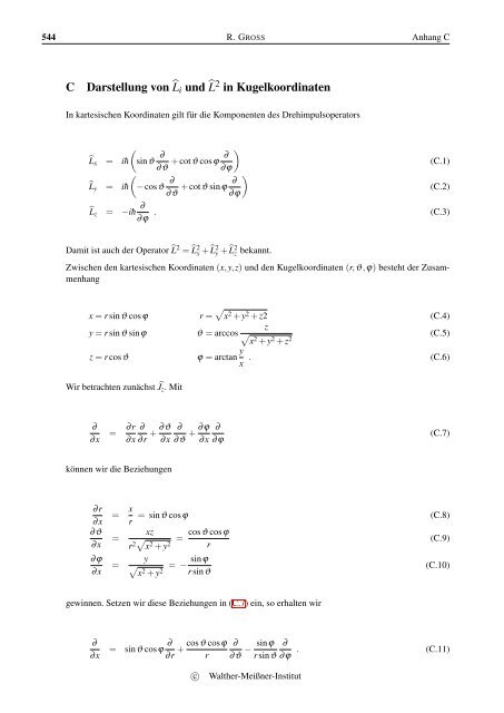 Vorlesungsskript Physik IV - Walther MeiÃƒÂŸner Institut - Bayerische ...