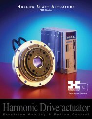 FHA-C Series - Harmonic Drive LLC