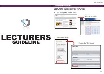 SuFO Guideline - i-Learn Portal â UiTM e-Learning Portal