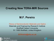 Creating New TERA-MIR Sources M.F. Pereira - Electronics ...