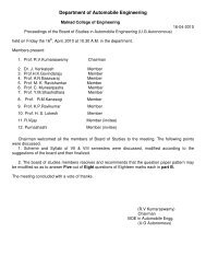 Fourth Year Syllabus 2011-12(Automobile) - Malnad College of ...