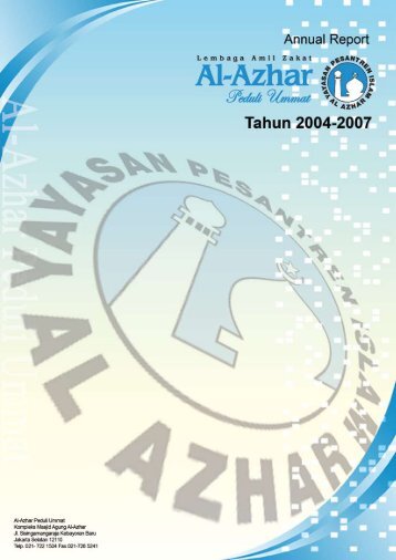 Laporan Keuangan Lembaga Amil Zakat Al Azhar Peduli Ummat 2007