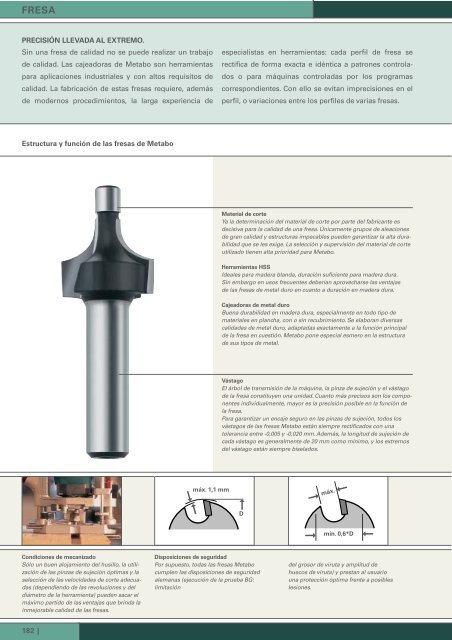 METABO Fresadoras