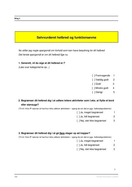 Etniske minoriteters sundhed, 2008 - CFK Folkesundhed og ...