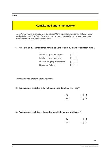 Etniske minoriteters sundhed, 2008 - CFK Folkesundhed og ...