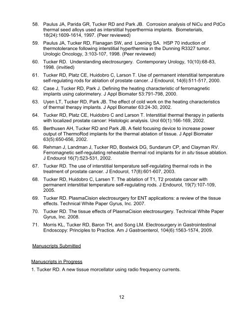 COLLEGE OF MEDICINE CURRICULUM VITAE