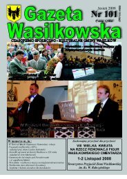 Numer 101 - Gazeta Wasilkowska - WasilkÃ³w