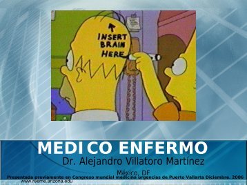 MEDICO ENFERMO - Reeme.arizona.edu