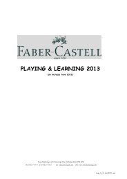 Faber Grip Playing Learning Price List June 2013 - Stone Marketing
