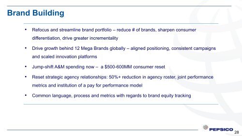 Presentation - PepsiCo