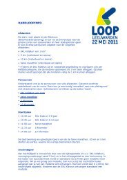 hardloopinfo op nieuwe website - Loop Leeuwarden