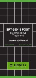 SRT-350 8 POSTâ¢ - Trinity Highway Products, LLC