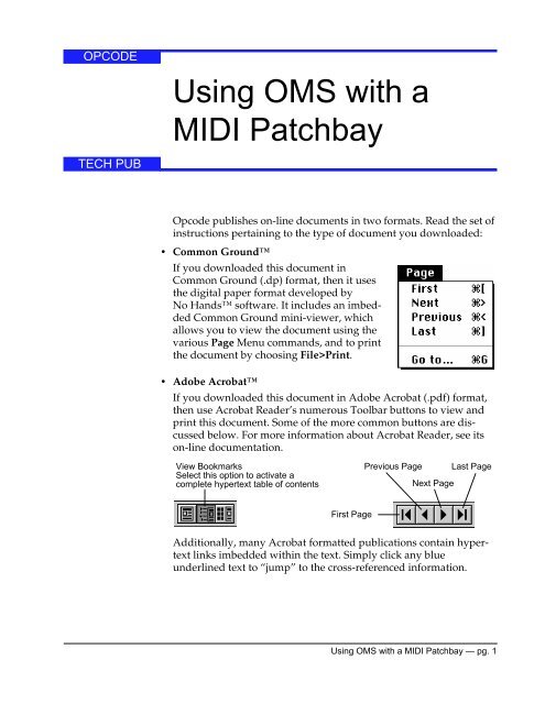 Using OMS with a MIDI Patchbay - House of Synth