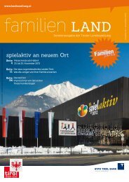 Journal 4/12 - Tirol - Familienpass