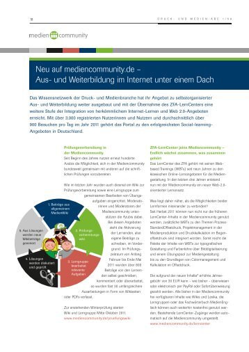 Druck- und Medien-Abc - Mediencommunity 2.0