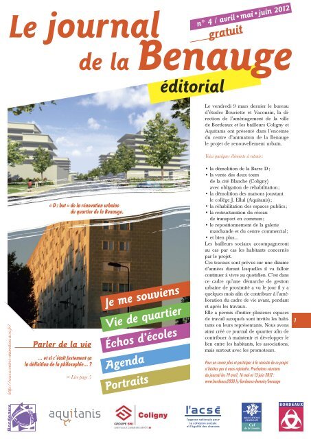 Journal Bastide Benauge nÂ°04 - Association des centres d ...