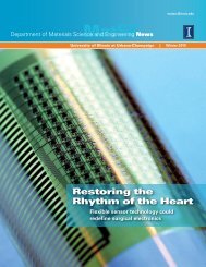 Restoring the Rhythm of the Heart - Department of Materials Science ...