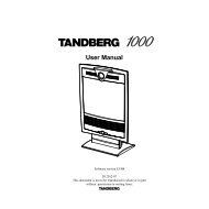 Tandberg 1000 - Region 10 Education Service Center