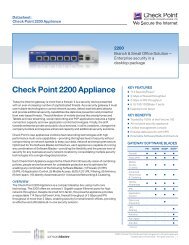 Check Point 2200 Appliance