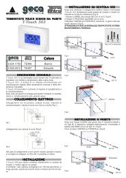 Geca T-Touch 503 da parete (Bianco) - Mgelettroforniture