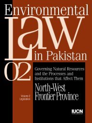 NWFP Legislation Vol-2.pdf - IUCN - Pakistan