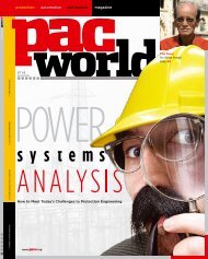 protection automation and control magazine - PAC World magazine