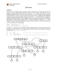 File System - Operativni Sistemi