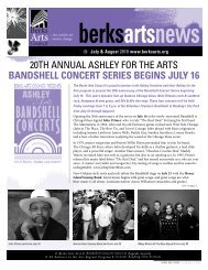 bandshell concert series begins july 16 - Berks Arts Council