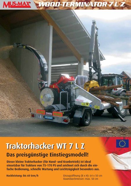 Traktorhacker WT 7 L Z - LemnSuperMarket.ro