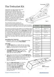 Trebuchet Instructions - Prof Bunsen