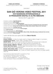 San GiÃ’ Verona Video FeSTiVal 2011 - Veramente.org