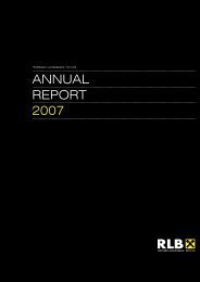 AnnuAl report 2007 - Raiffeisen Landesbank Tirol