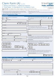 Claim Form (A) July 2007 - STA Travel